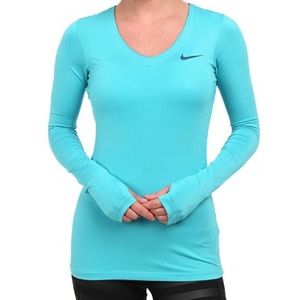 Nike | Pro Long Sleeve | Turquoise | L